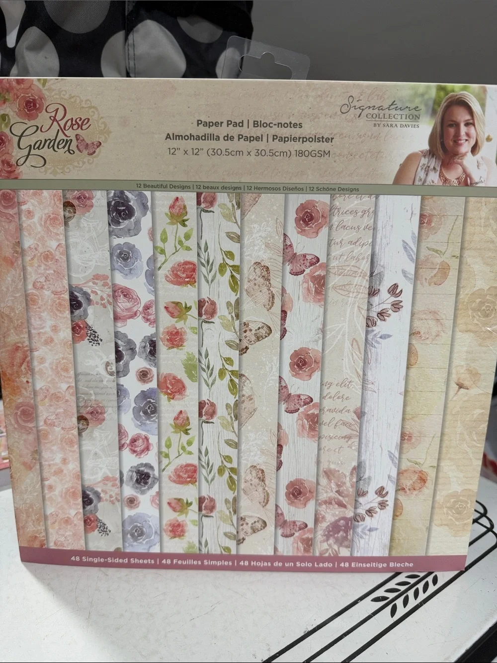 Crafters Companion Signature Collection Rose Garden Paper Pad